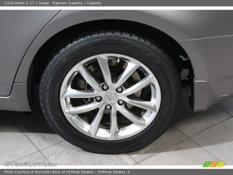 Platinum Graphite / Graphite 2009 Infiniti G 37 x Sedan