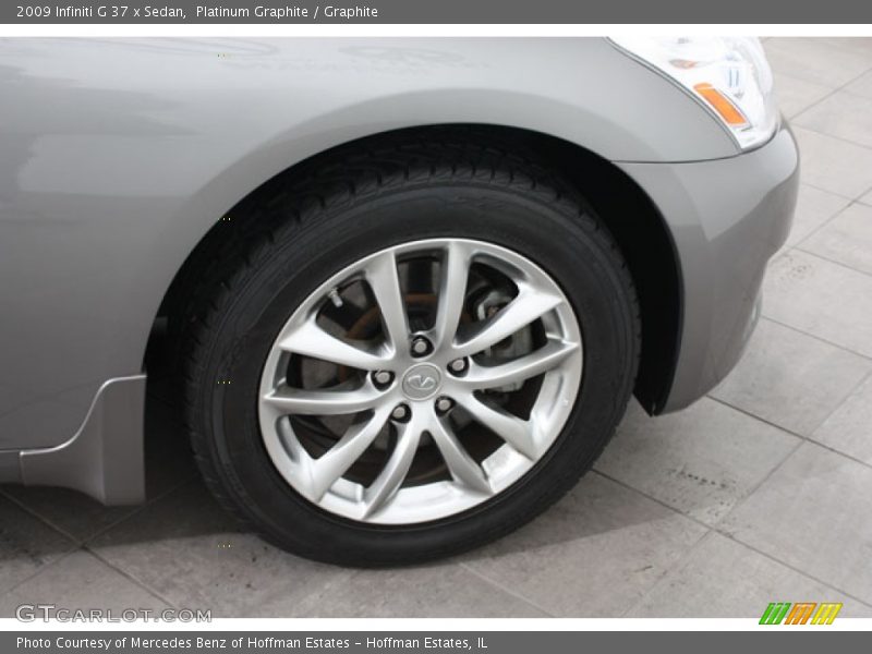 Platinum Graphite / Graphite 2009 Infiniti G 37 x Sedan