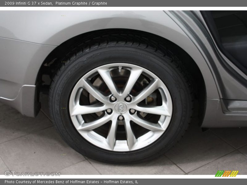 Platinum Graphite / Graphite 2009 Infiniti G 37 x Sedan