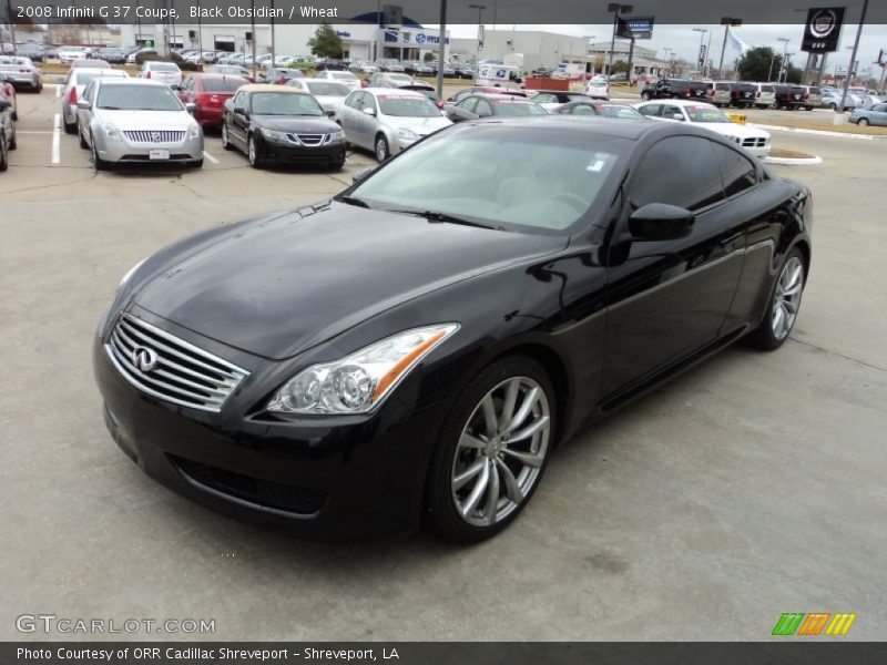 Black Obsidian / Wheat 2008 Infiniti G 37 Coupe