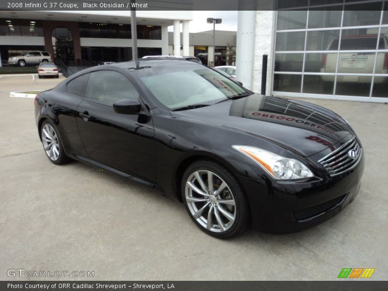 Black Obsidian / Wheat 2008 Infiniti G 37 Coupe