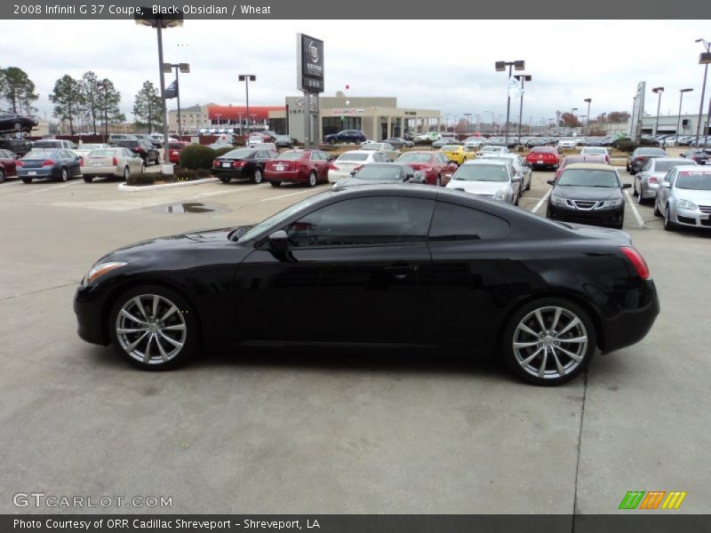 Black Obsidian / Wheat 2008 Infiniti G 37 Coupe