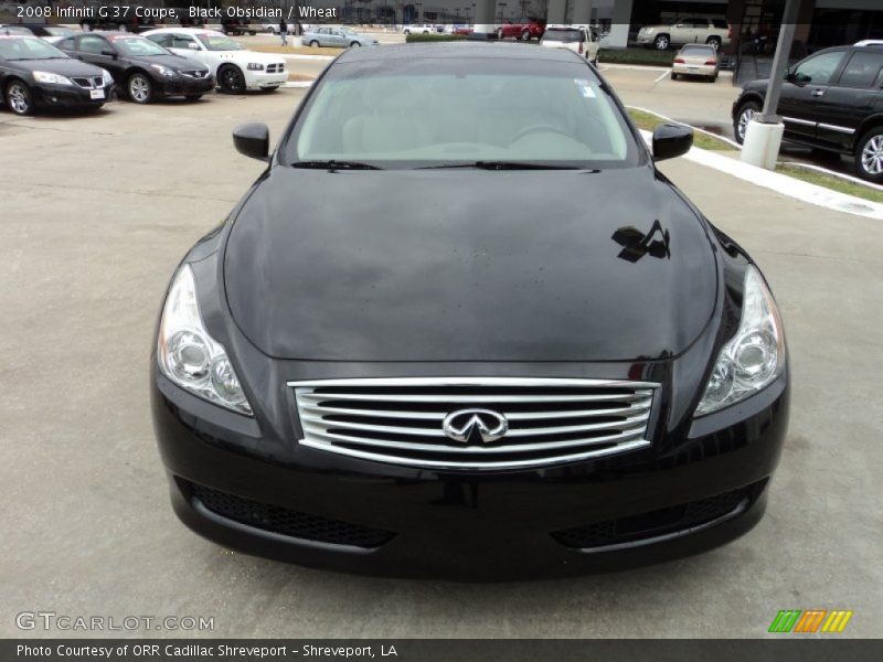 Black Obsidian / Wheat 2008 Infiniti G 37 Coupe