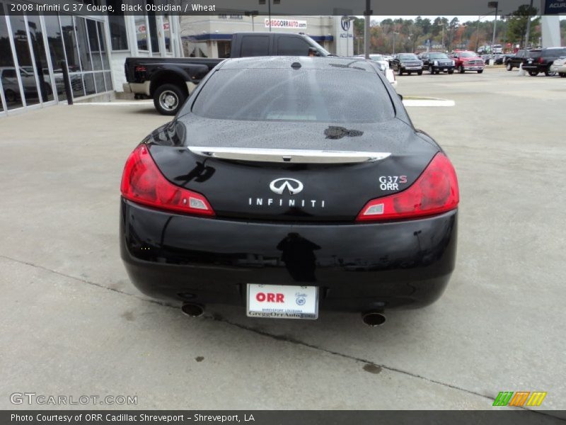 Black Obsidian / Wheat 2008 Infiniti G 37 Coupe