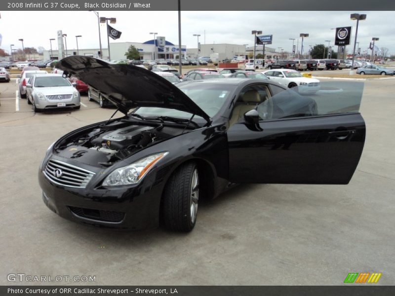 Black Obsidian / Wheat 2008 Infiniti G 37 Coupe