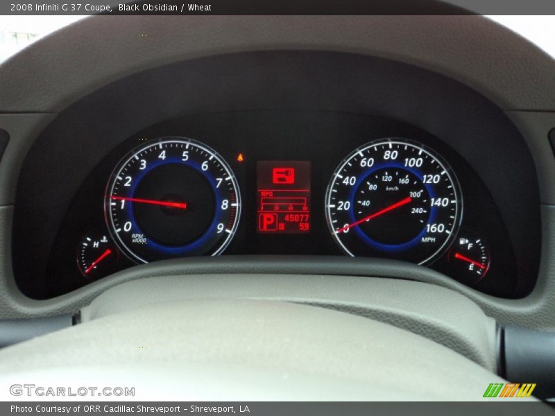 Black Obsidian / Wheat 2008 Infiniti G 37 Coupe