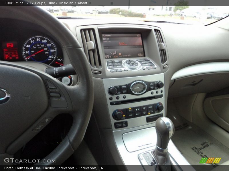 Black Obsidian / Wheat 2008 Infiniti G 37 Coupe