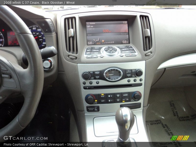Black Obsidian / Wheat 2008 Infiniti G 37 Coupe