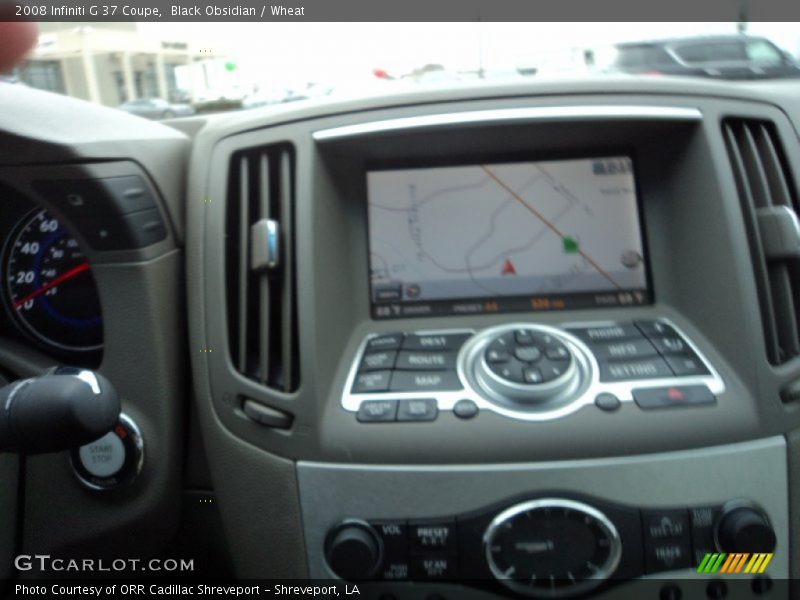 Black Obsidian / Wheat 2008 Infiniti G 37 Coupe