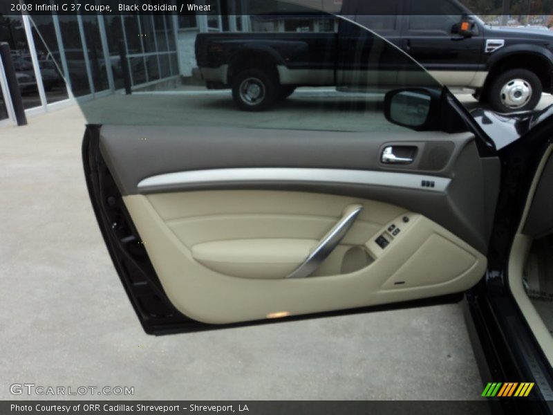 Black Obsidian / Wheat 2008 Infiniti G 37 Coupe