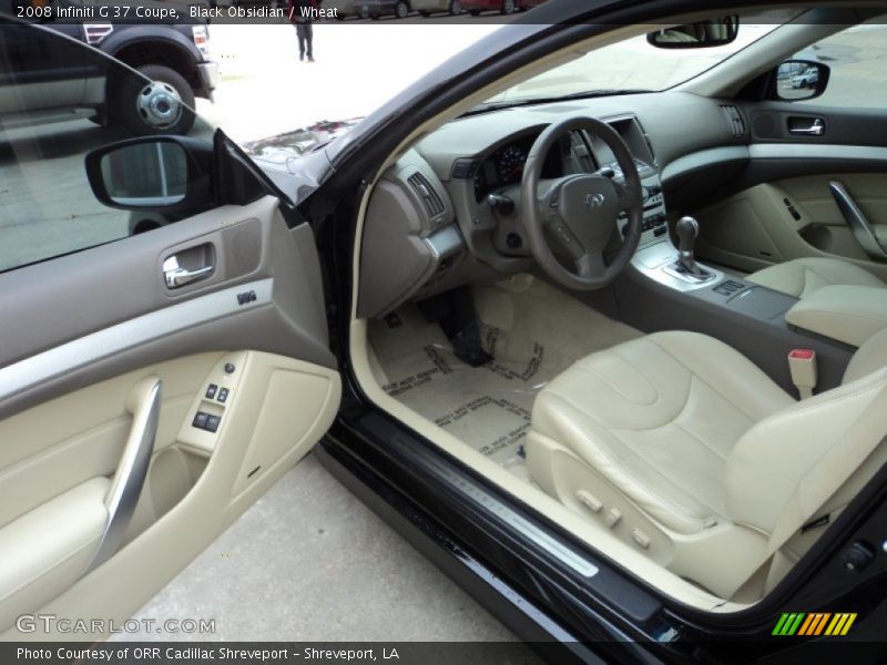 Black Obsidian / Wheat 2008 Infiniti G 37 Coupe