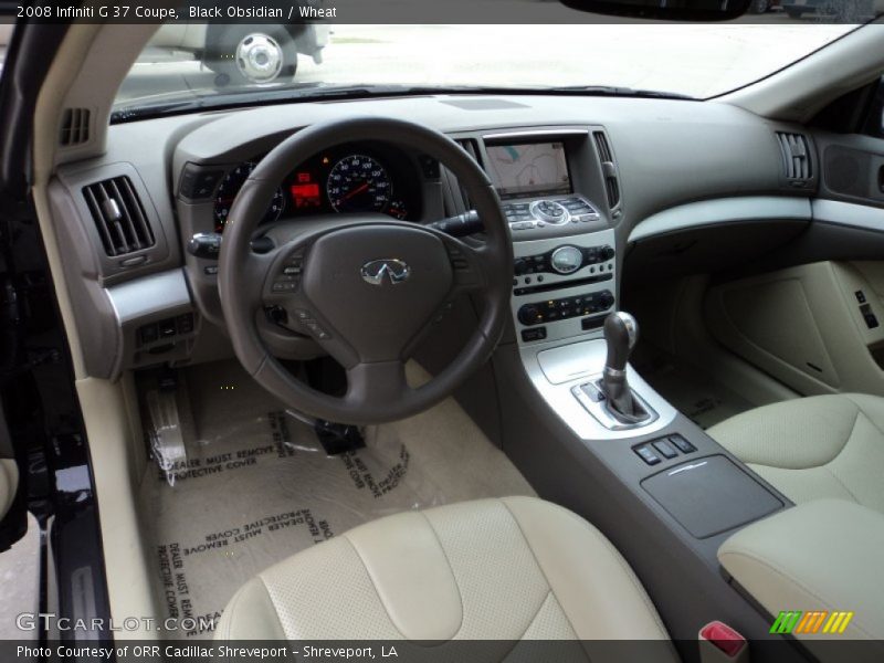 Black Obsidian / Wheat 2008 Infiniti G 37 Coupe