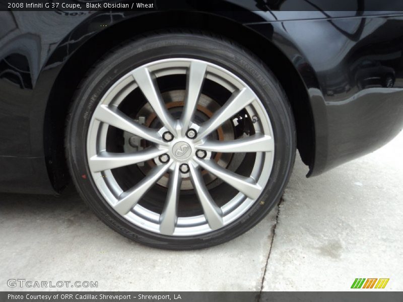 Black Obsidian / Wheat 2008 Infiniti G 37 Coupe