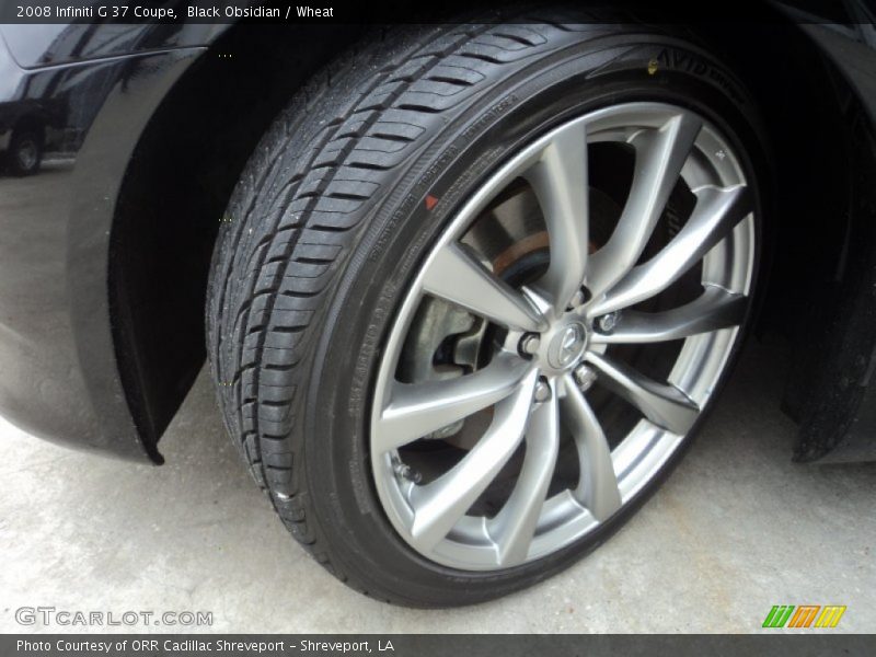 Black Obsidian / Wheat 2008 Infiniti G 37 Coupe