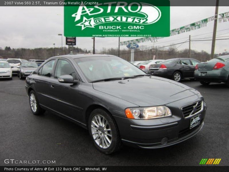 Titanium Gray Metallic / Graphite 2007 Volvo S60 2.5T