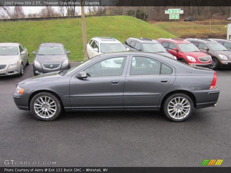 Titanium Gray Metallic / Graphite 2007 Volvo S60 2.5T