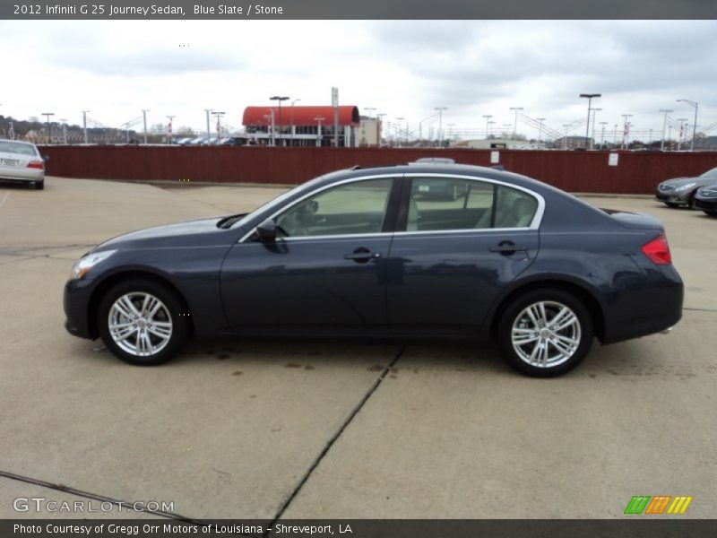 Blue Slate / Stone 2012 Infiniti G 25 Journey Sedan