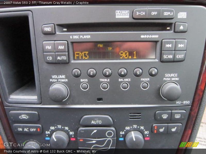 Titanium Gray Metallic / Graphite 2007 Volvo S60 2.5T