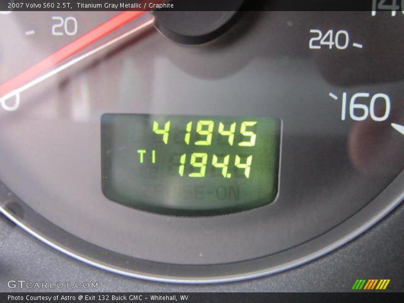 Titanium Gray Metallic / Graphite 2007 Volvo S60 2.5T