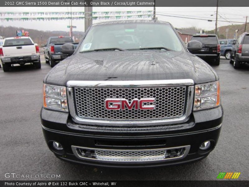 Onyx Black / Cocoa/Light Cashmere 2012 GMC Sierra 1500 Denali Crew Cab 4x4