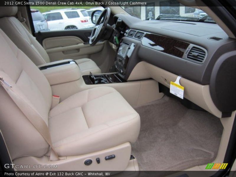 Denali Passengers Seat in Cocoa/Light Cashmere - 2012 GMC Sierra 1500 Denali Crew Cab 4x4