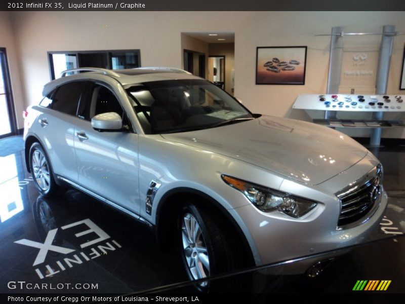 Liquid Platinum / Graphite 2012 Infiniti FX 35