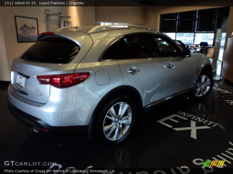 Liquid Platinum / Graphite 2012 Infiniti FX 35