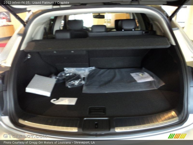 Liquid Platinum / Graphite 2012 Infiniti FX 35