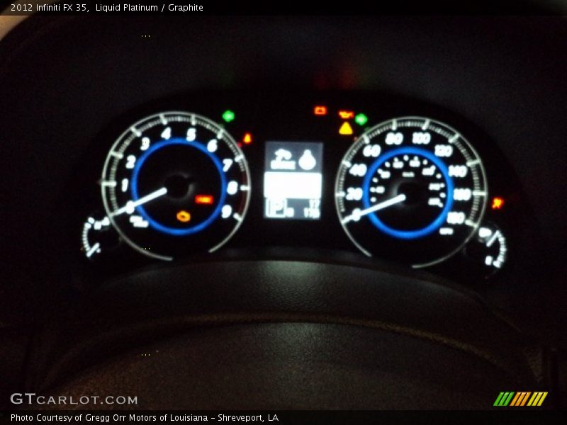 Liquid Platinum / Graphite 2012 Infiniti FX 35