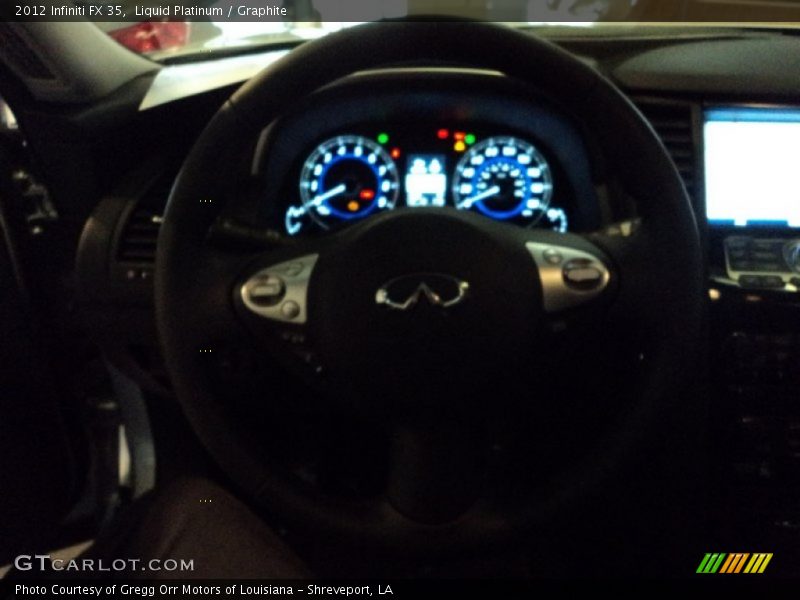 Liquid Platinum / Graphite 2012 Infiniti FX 35