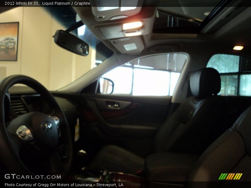 Liquid Platinum / Graphite 2012 Infiniti FX 35