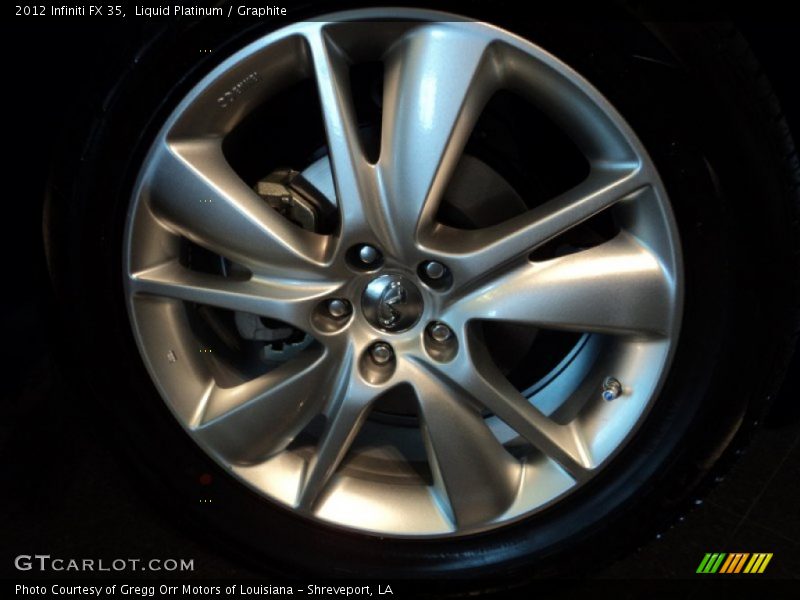 Liquid Platinum / Graphite 2012 Infiniti FX 35