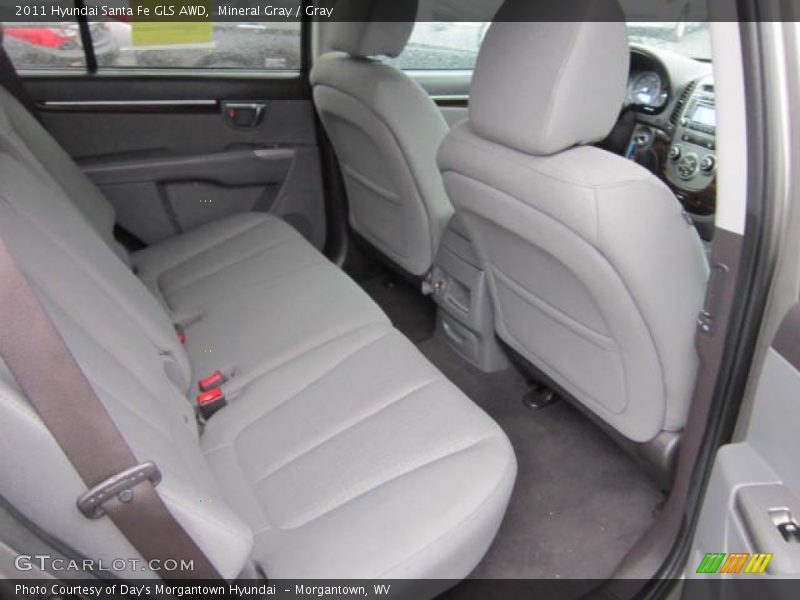 Mineral Gray / Gray 2011 Hyundai Santa Fe GLS AWD