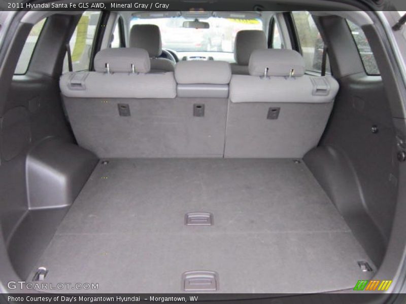 Mineral Gray / Gray 2011 Hyundai Santa Fe GLS AWD