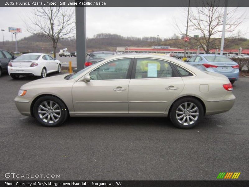 Silk Beige Metallic / Beige 2009 Hyundai Azera Limited