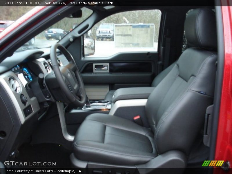  2011 F150 FX4 SuperCab 4x4 Black Interior