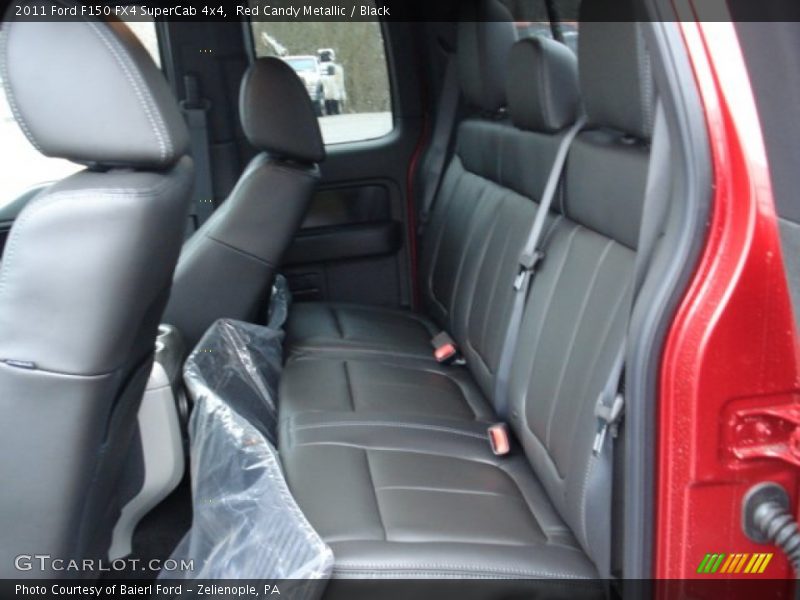  2011 F150 FX4 SuperCab 4x4 Black Interior