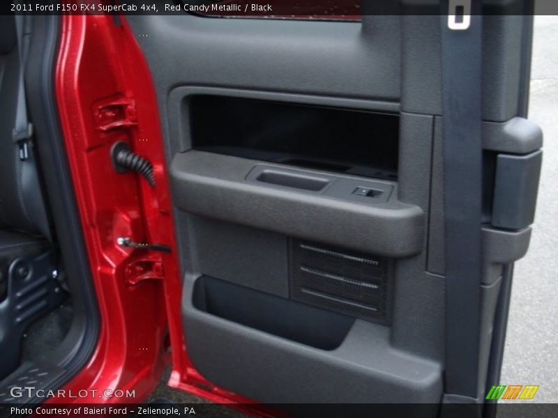 Red Candy Metallic / Black 2011 Ford F150 FX4 SuperCab 4x4