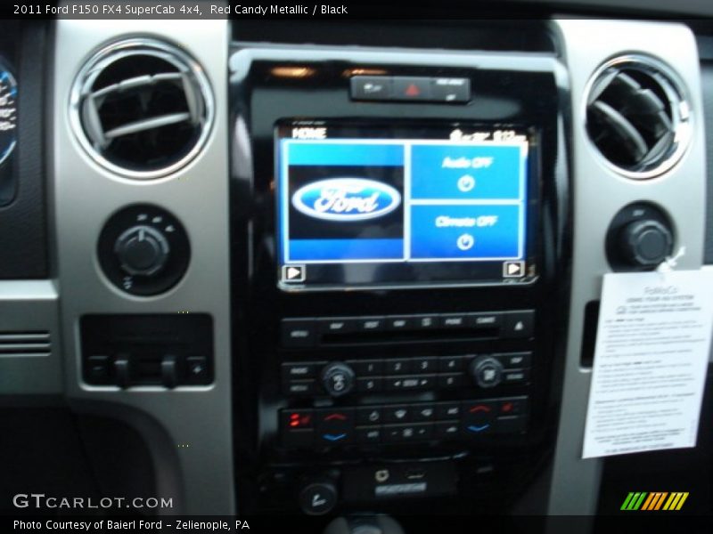 Red Candy Metallic / Black 2011 Ford F150 FX4 SuperCab 4x4