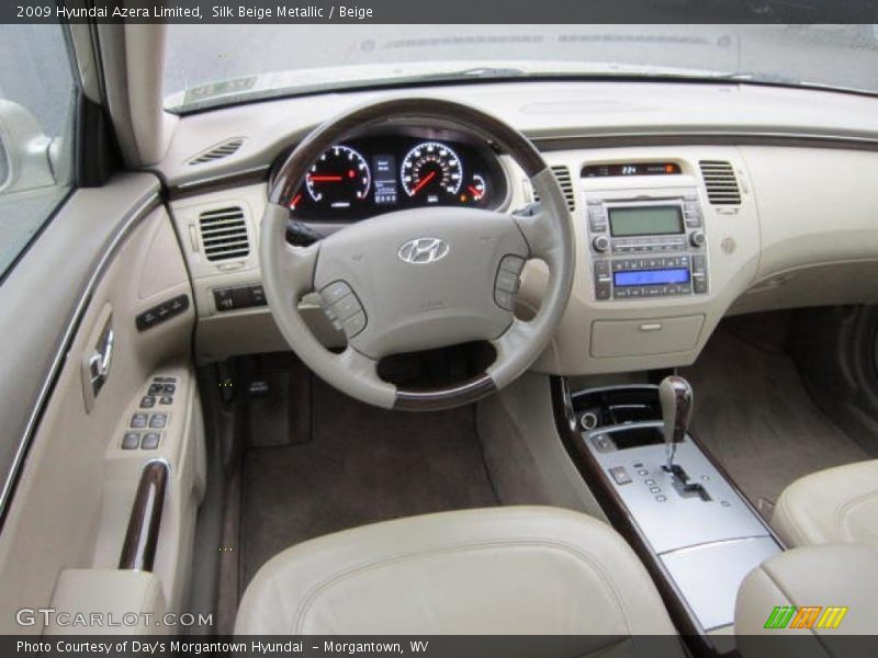 Silk Beige Metallic / Beige 2009 Hyundai Azera Limited