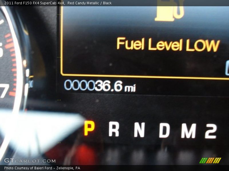 Red Candy Metallic / Black 2011 Ford F150 FX4 SuperCab 4x4