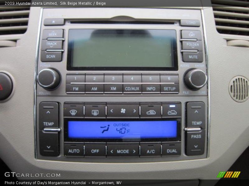 Silk Beige Metallic / Beige 2009 Hyundai Azera Limited