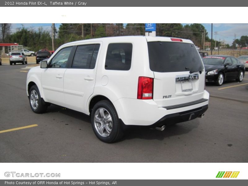 Taffeta White / Gray 2012 Honda Pilot EX-L