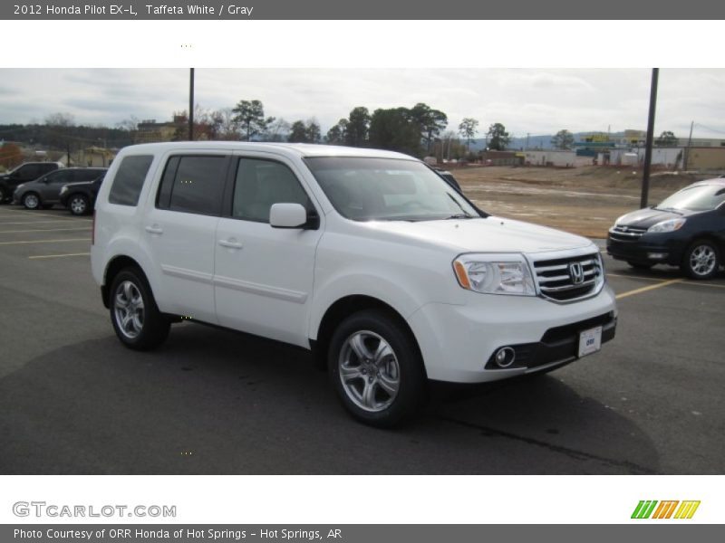 Taffeta White / Gray 2012 Honda Pilot EX-L