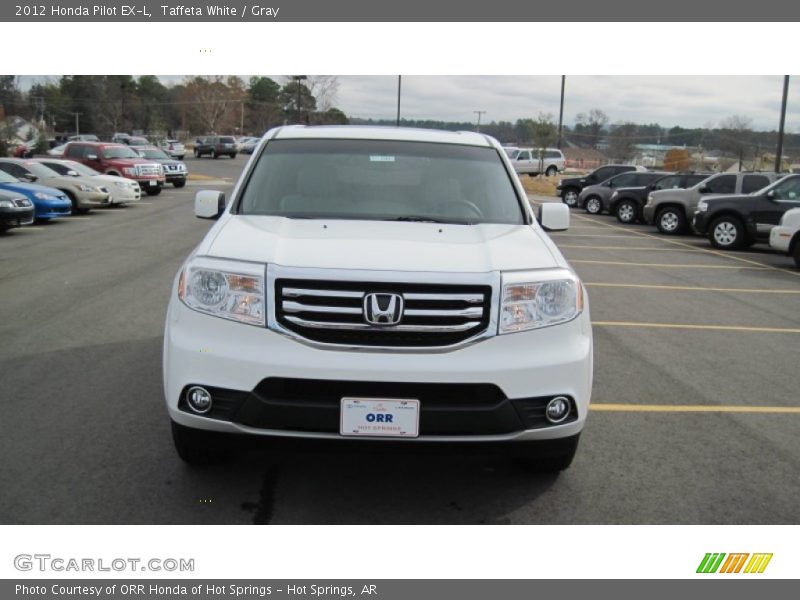 Taffeta White / Gray 2012 Honda Pilot EX-L
