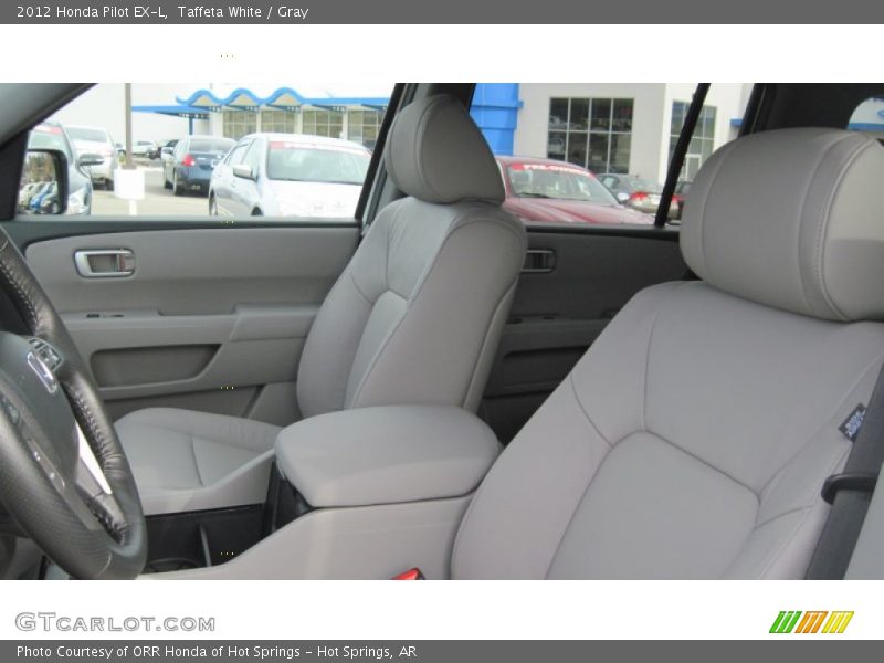 Taffeta White / Gray 2012 Honda Pilot EX-L