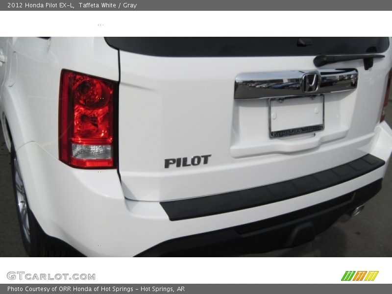 Taffeta White / Gray 2012 Honda Pilot EX-L