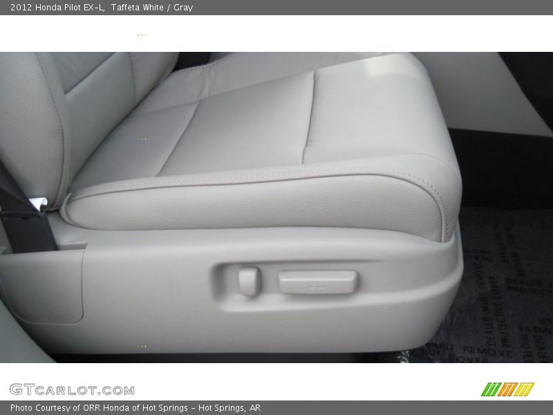 Taffeta White / Gray 2012 Honda Pilot EX-L