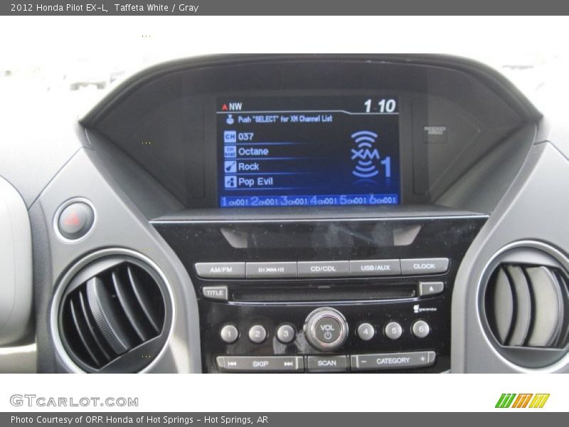 Taffeta White / Gray 2012 Honda Pilot EX-L
