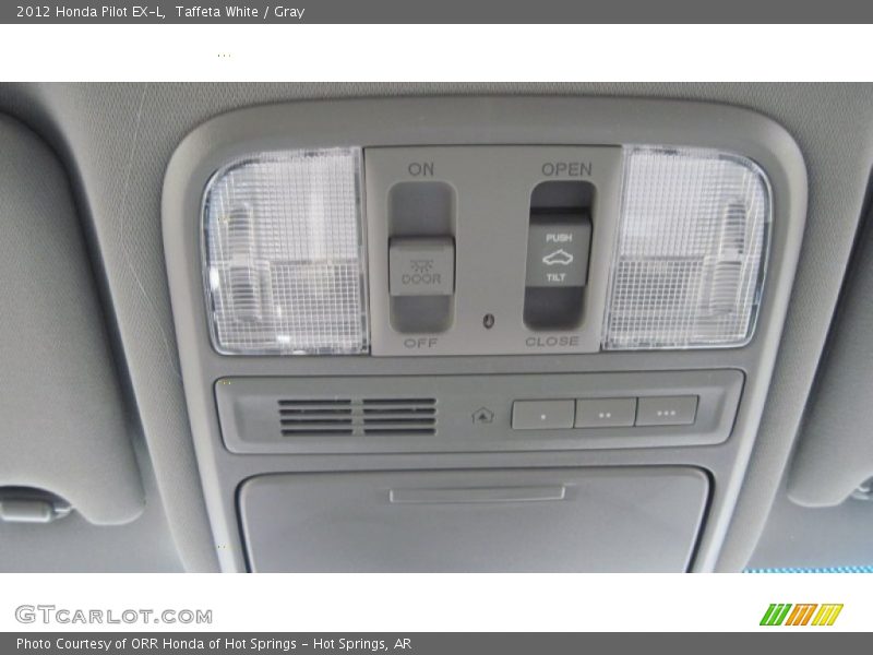 Taffeta White / Gray 2012 Honda Pilot EX-L